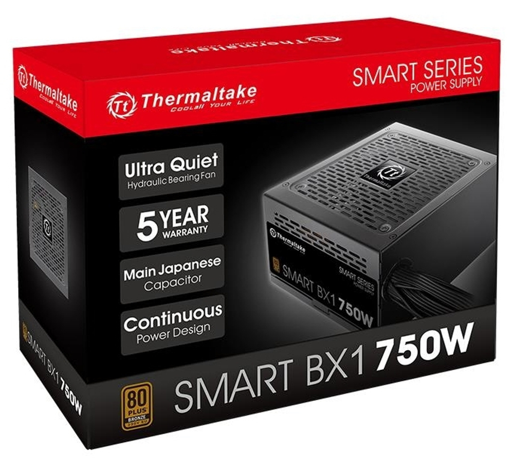 Блок питания 750W Thermaltake Smart BX1 (PS-SPD-0750NNSABE-1)