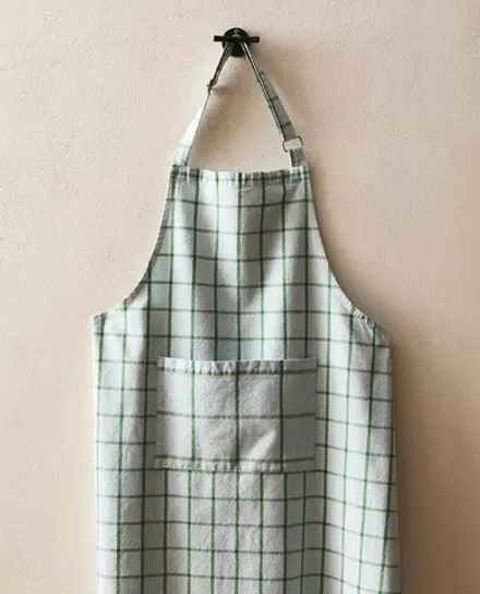 ZARA HOME ХЛОПКОВЫЙ ФАРТУК, СИНИЙ