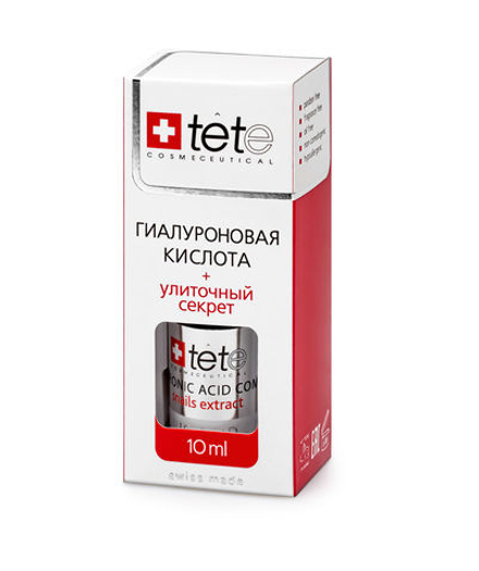 МИНИ Гиалуроновая кислота, улиточный секрет / TETe MINI Hyaluronic Acid + Snail Extract 10 ml