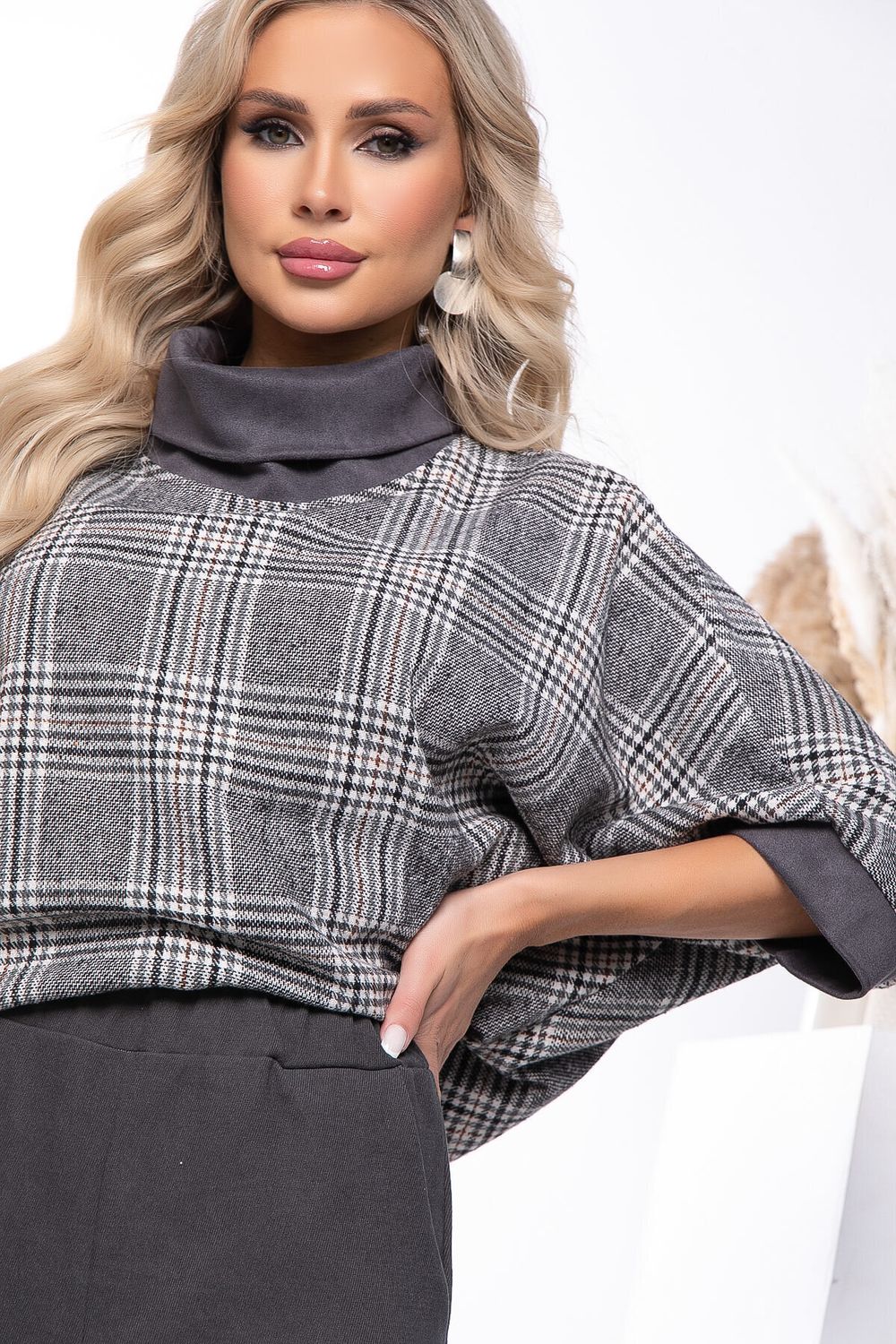 Костюм "Барбара" (грей/блэк) К7724 LT Collection (Акция)