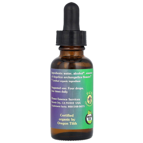 Flower Essence Services, дудник, цветочная эссенция, 30 мл (1 жидк. унция)