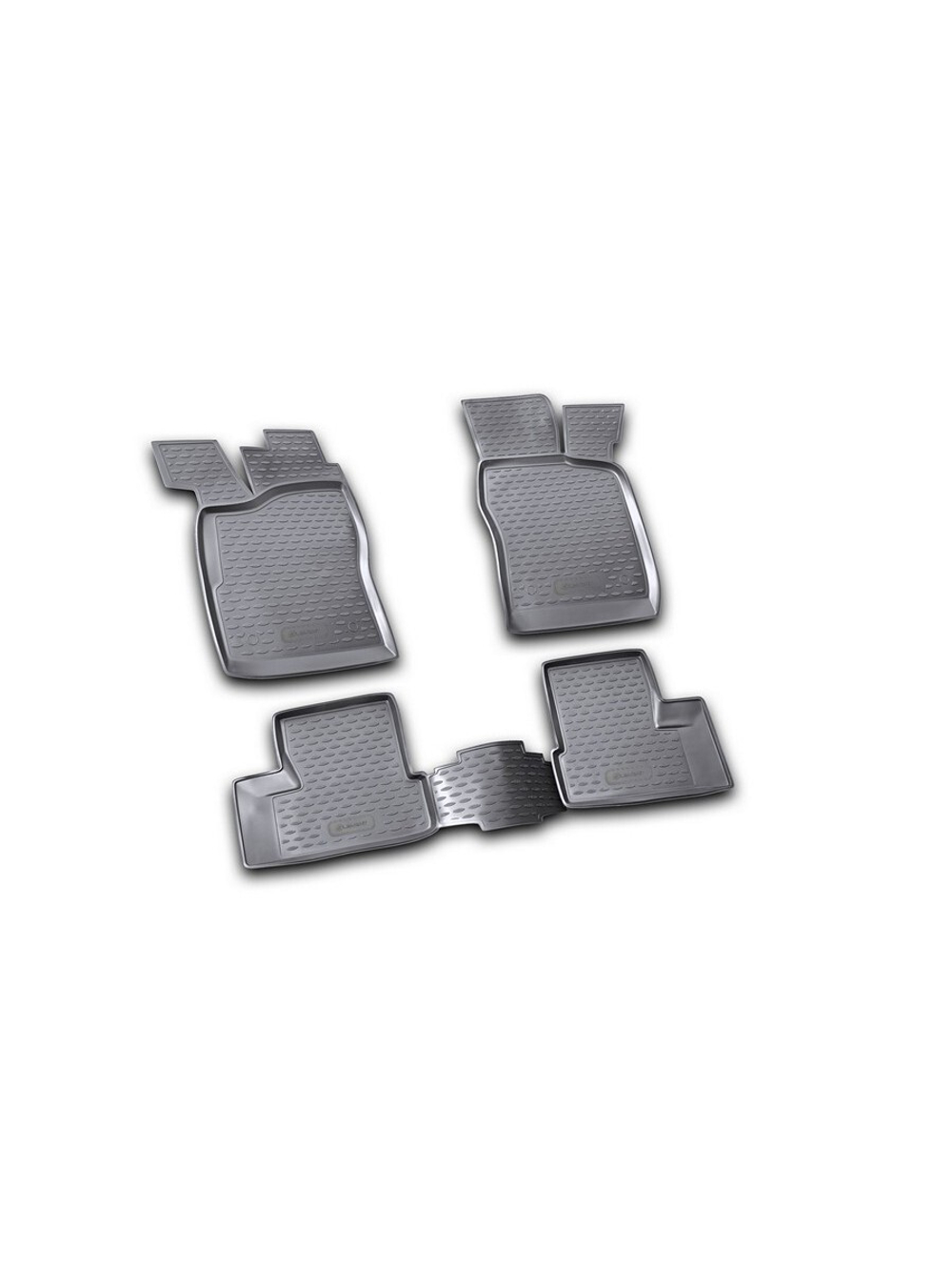 Коврики в салон для DAEWOO Nexia 1995-2007, 4 шт. (полиуретан, серые) NLC.11.05.211K