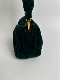 Сумка Miu Miu Emerald green velvet Shoulder bag