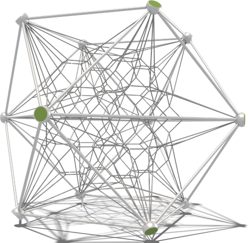 Гибкие элементы для лазания Кассиопея (паттерн Papercut)