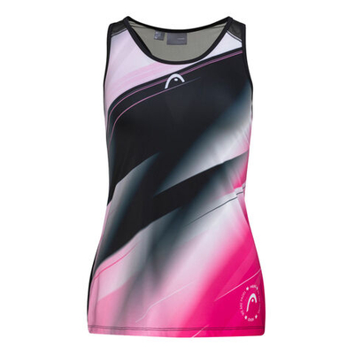 Женская теннисная майка HEAD Play Tech Tank Top Women - Pink, Black