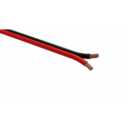 Акустический кабель ЭРА 2х1,5 мм2 красно-черный, 100м