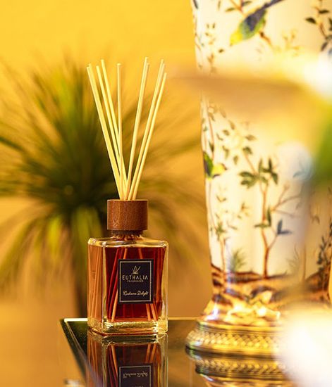 Cashmere delight, ароматический диффузор с палочками, Euthalia Fragrances