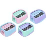 Точилка пластик "Haze", 1 отверстие, ассорт. BBp_15028 (Berlingo)