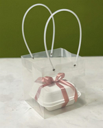 Пакет ПВХ с ручками с квадратным дном 20 х 20 х 20 см