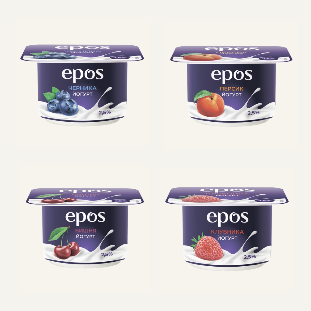 Йогурт EPOS 2,5 % 120 гр.