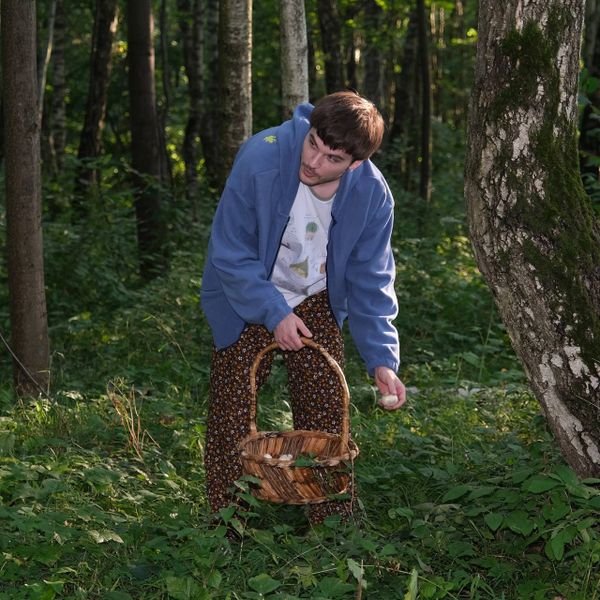 Худи флисовая Лягушка светло-синий - фото 2