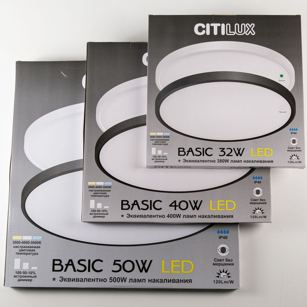 Citilux Бейсик CL738320V Светильник накладной Белый