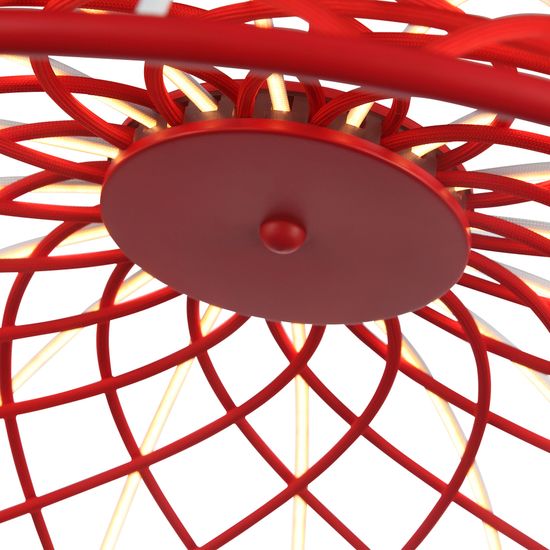 SL6016.603.01 Светильник подвесной ST-Luce Красный/Красный LED 1*20W 3000K BOUND