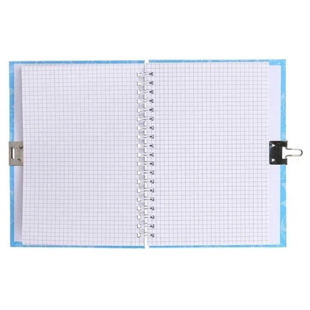 Блокнот детский Basir на замке, формат А6, серия "Девочка", переплет 7БЦ, 15*11 см, 48 листов, ассорти