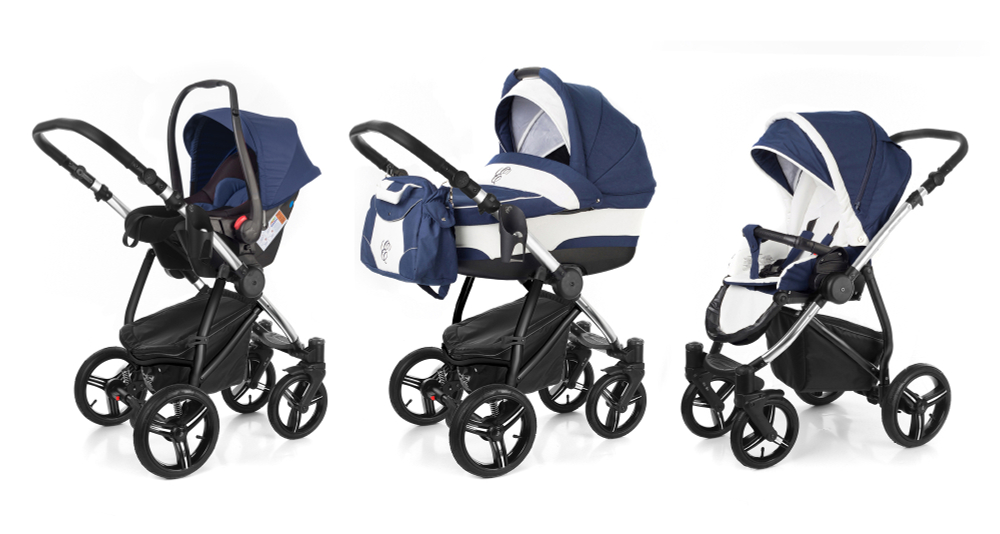 Коляска 3 в 1 Esspero Newborn Lux (шасси Chrome)