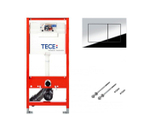Инсталляция TECE 9400412 с панелью смыва тесеnow, цвет хром глянцевый.