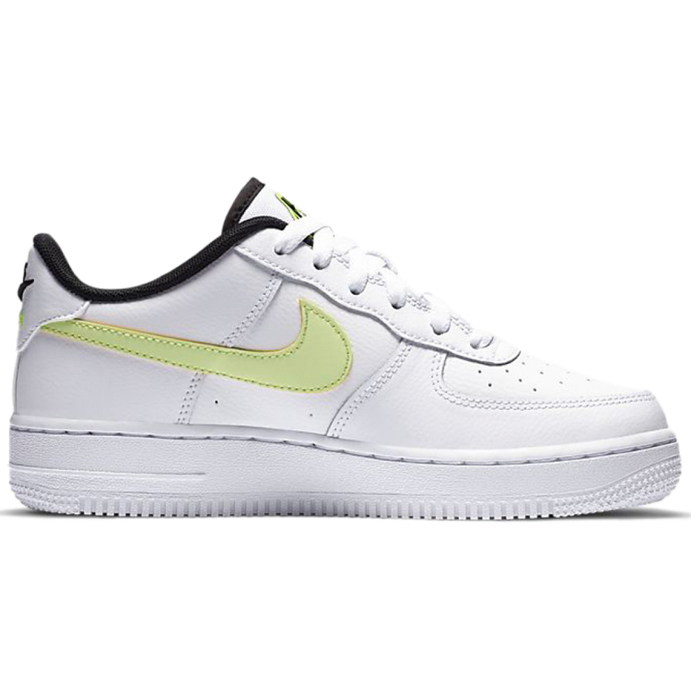 Кроссовки Nike Air Force 1 Low LV8 1 GS Worldwide Pack - White Barely Volt