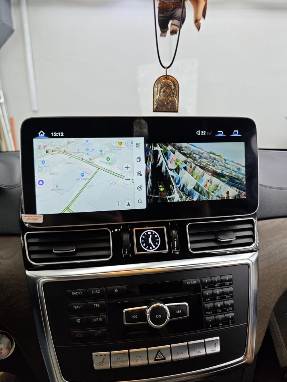 Магнитола Mercedes-Benz ML (W166), GL (X166) 2011-2015 - Radiola RDL-7712 монитор 12.3" на Android 13, 8Гб+128Гб, CarPlay, 4G SIM-слот