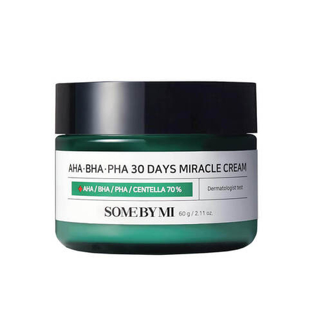 Восстанавливающий крем для проблемной кожи Some By Mi AHA-BHA-PHA 30 Days Miracle Cream 60 г.