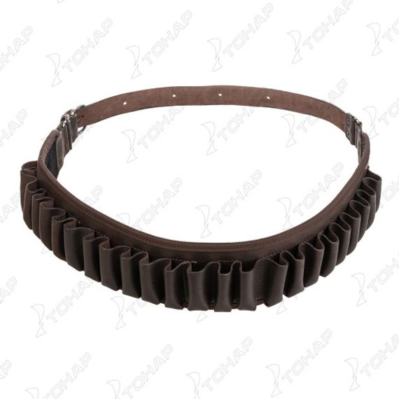 Патронташ К-12/16 открытый кожа HS-ПО-5