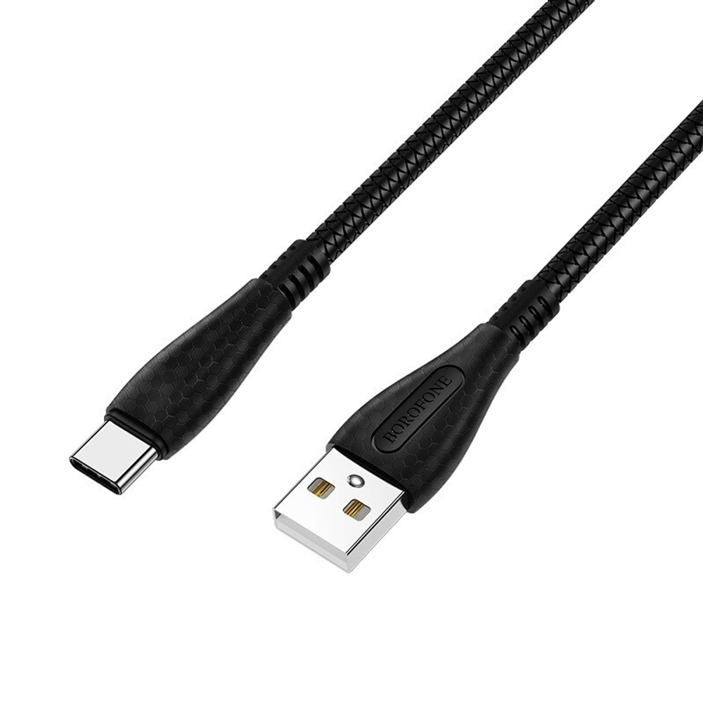 Кабель USB - TypeC BOROFONE BX38 (черный) 1м