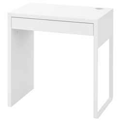 МИККЕ MICKE Стол 73х50 см с ящиком белый