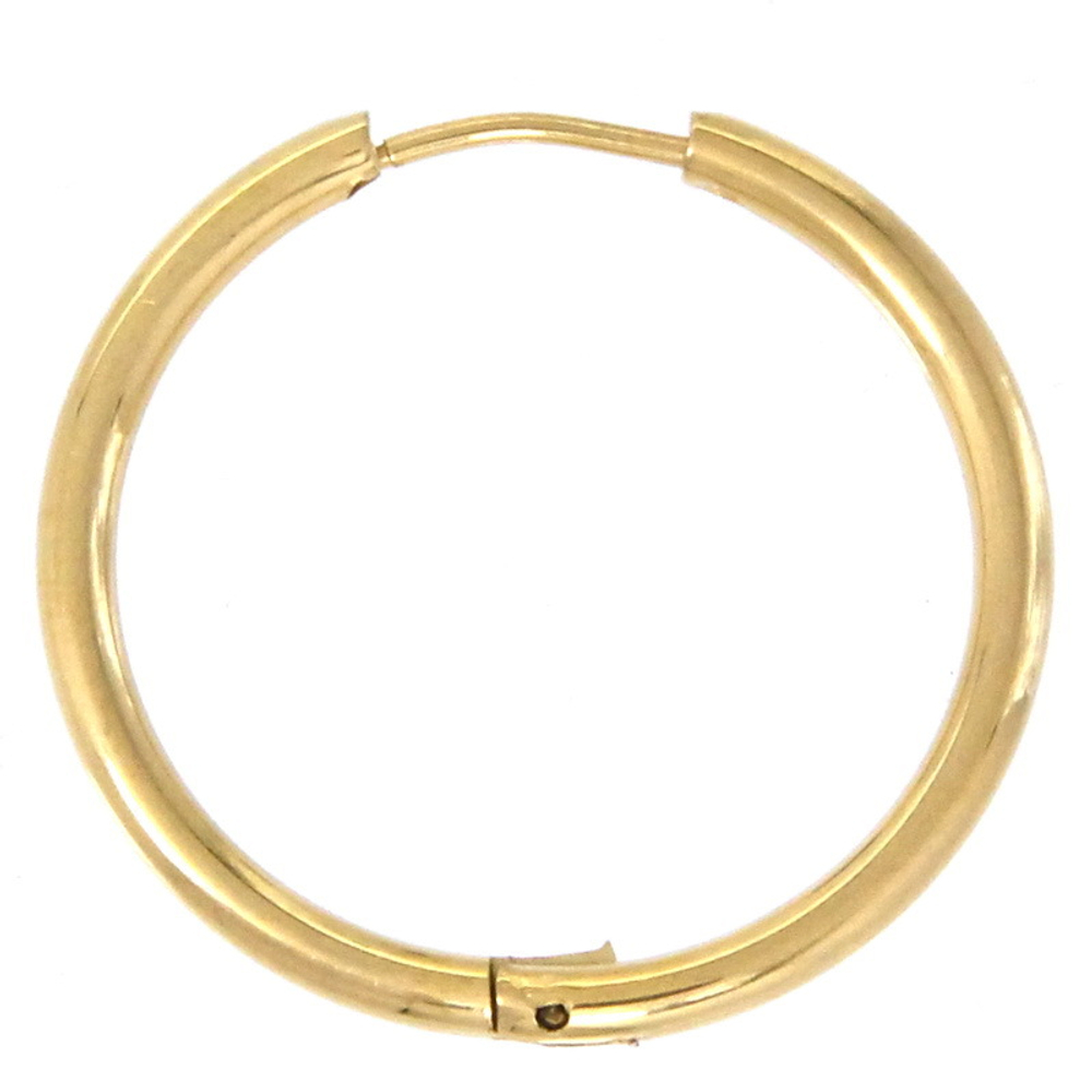 Серьга кольцо золото (2,0*20) мм