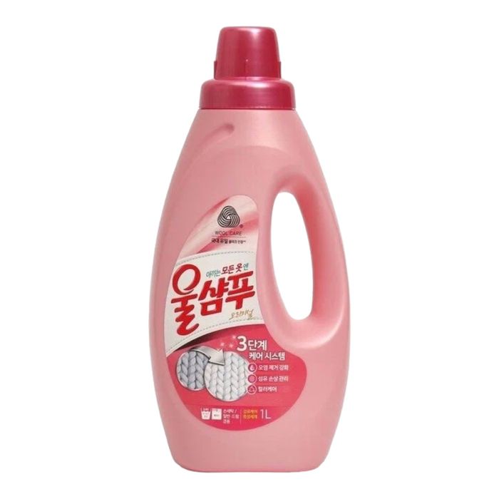 Aekyung Wool Shampoo Original Жидкое средство для стирки деликатных тканей, 1 л