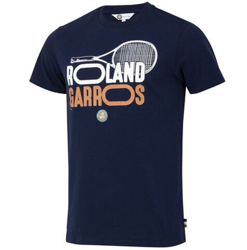 Мужская теннисная футболка Roland Garros 2026 Graphic - marine