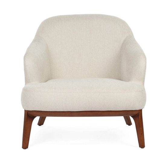 Кресло Gatto Low цвет бежево-серый