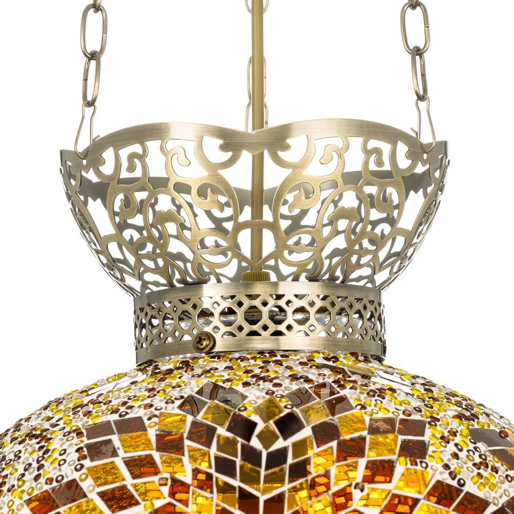 Citilux Каир CL419125 Подвесной светильник Мозаика Янтарь