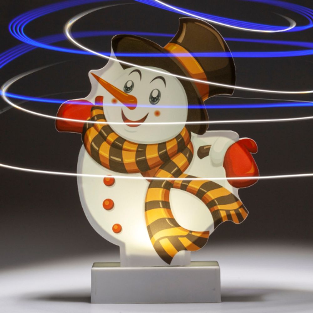 Светодиодная новогодняя фигура ЭРА EGNDS-08 Снеговичок 1 LED | Фигуры