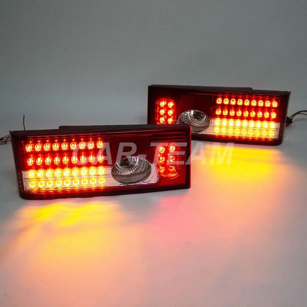Задние фонари ВАЗ 2108,2109, 21099, 2113, 2114 светодиодные с плавающими поворотниками, красно-белые