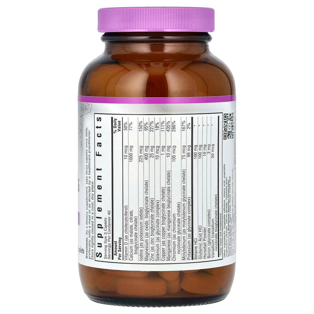 Bluebonnet Nutrition, Хелатные мультиминералы, без железа, 120 капсул