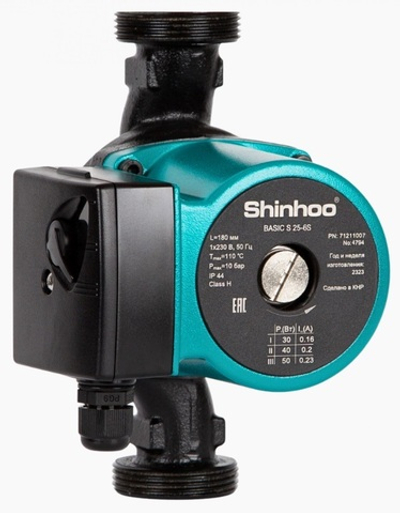 Циркуляционный насос SHINHOO BASIC S 32-8S 180