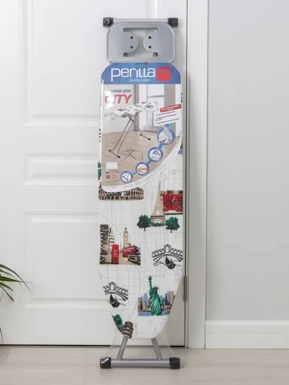 Доска гладильная Dogrular «Сити», 110×33 см, регулируемая высота до 90 см