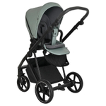 Детская коляска Roan Sol Кожа 2 в 1 RSL/2023 Misti Mint/Grey/руч. Серый