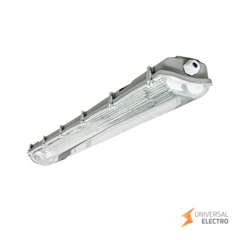 Светильник пылевлагозащищенный ДСП-3004 под LED лампу 2хT8 1200мм EKF PROxima