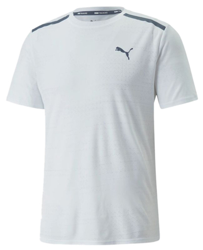 Мужская теннисная футболка Puma Train Jacquard Short Sleeve Tee - puma white