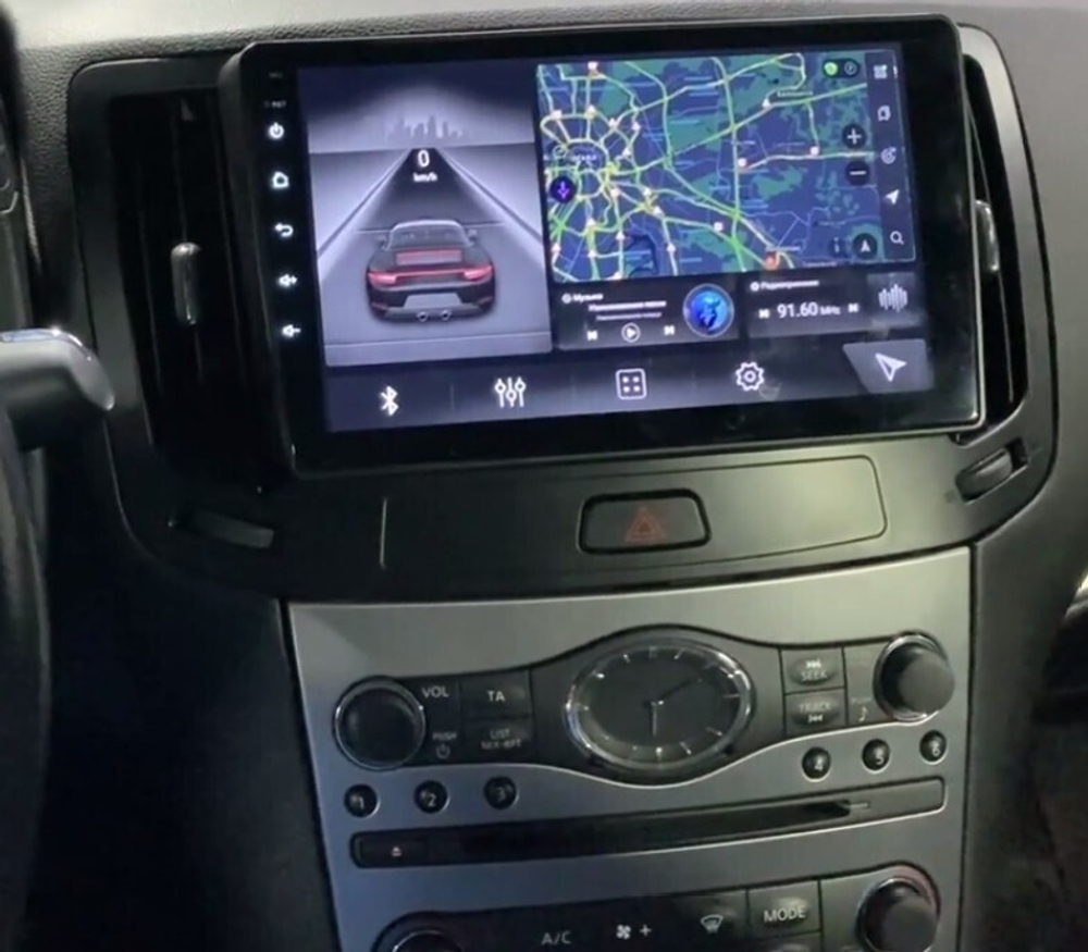 Магнитола для Infiniti G25, G35, G37, Nissan Skyline V36 2006-2013 (поддержка Bose) - Carmedia SF-9820 IPS, Android 10, 8 ядер (TS18), 4G SIM-слот