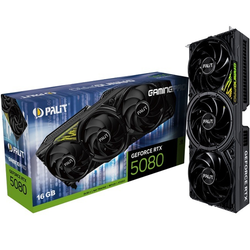 Видеокарта Palit GeForce RTX 5080 GAMINGPRO V1 16GB (NE75080019T2-GB2031Y)