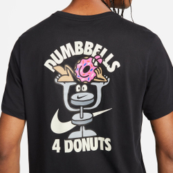 Мужское теннисное поло Nike Dri-Fit Dumbbells T-Shirt Men - Black