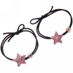 Резинки для волос 2шт «Кокетка - Little gold Звезда», цвет микс, d-5см