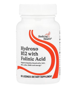 Seeking Health Hydroxo B12 with Folinic Acid 60 lozenges.