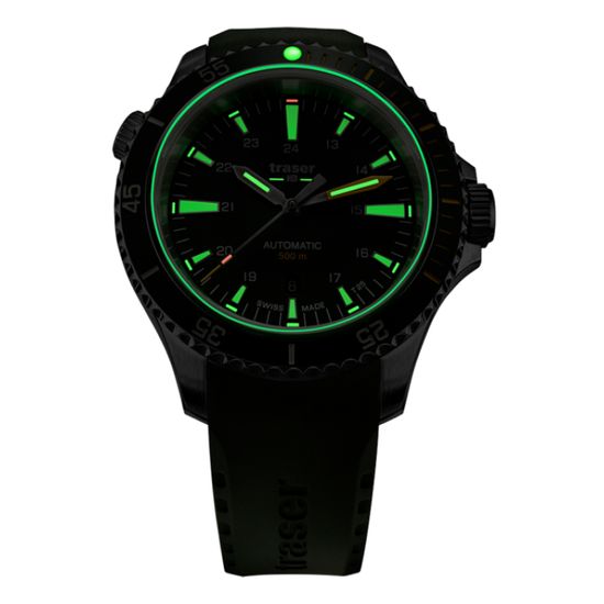 Швейцарские тактические часы Traser P67 Aunomatic Diver Green 110327