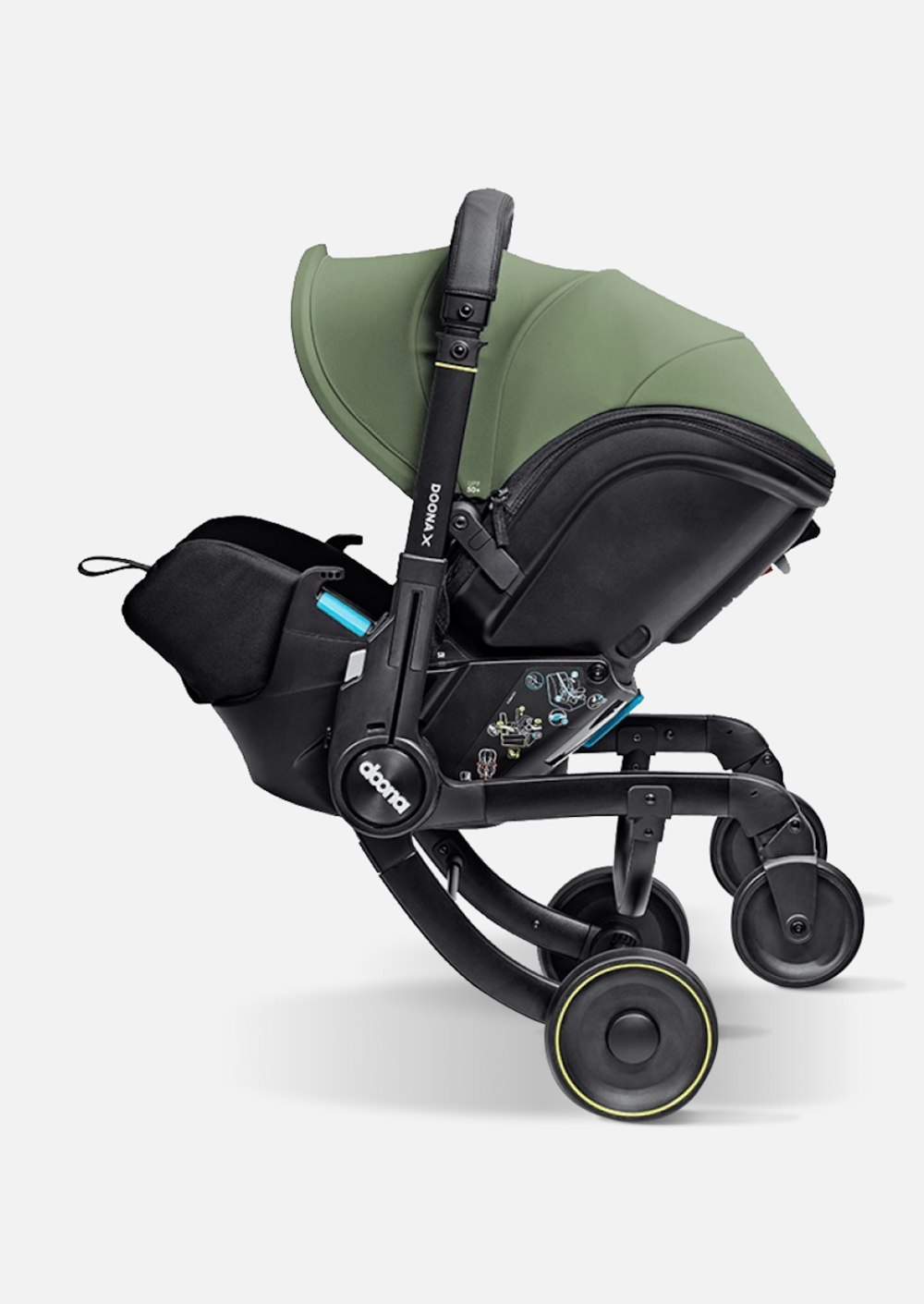 Doona Коляска и Автокресло Doona X / Slate Green (Forest Grey)