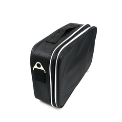 Кейс для мастера средний с зеркалом (35*24*12,5) голубой