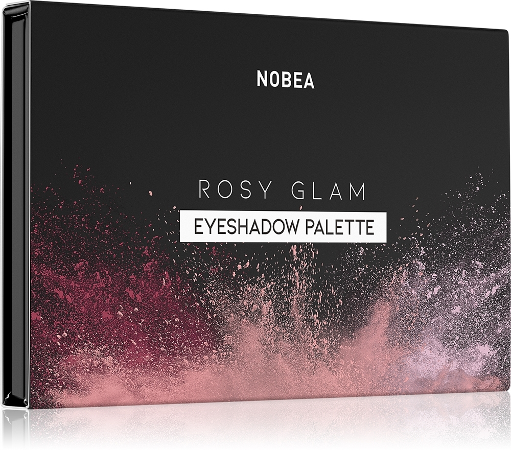 NOBEA Day-to-Day Rosy Glam Eyeshadow Palette - палитра теней для век, 24 g