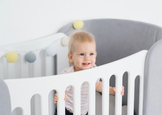 Комплект чехлов для кроватки-трансформера KIDI Soft (серый)