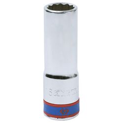 KING TONY (423016M) Головка торцевая глубокая двенадцатигранная 1/2", 16 мм